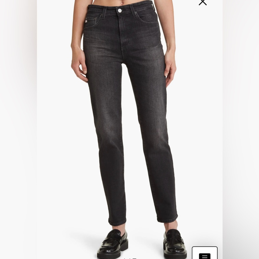 AG Saige High-Rise Straight Ankle Jean Sz 30